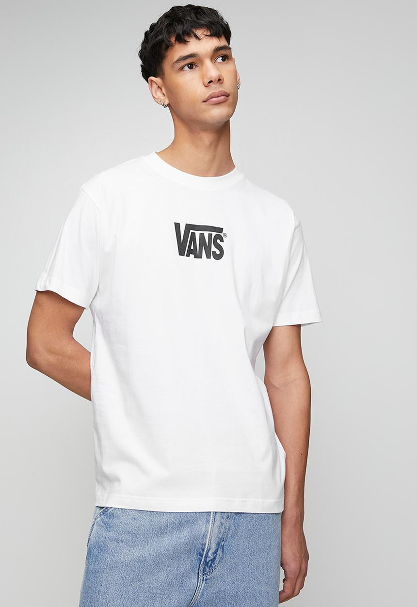 Vans - Stretch Logo SS Tee - WHITE-BLACK
