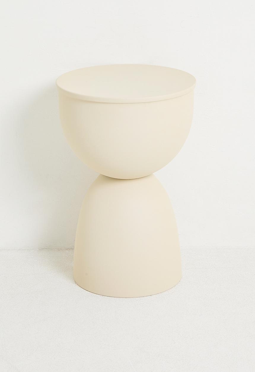 H&S - Orbit Side Table - White