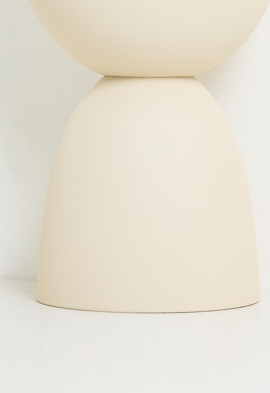 H&S - Orbit Side Table - White