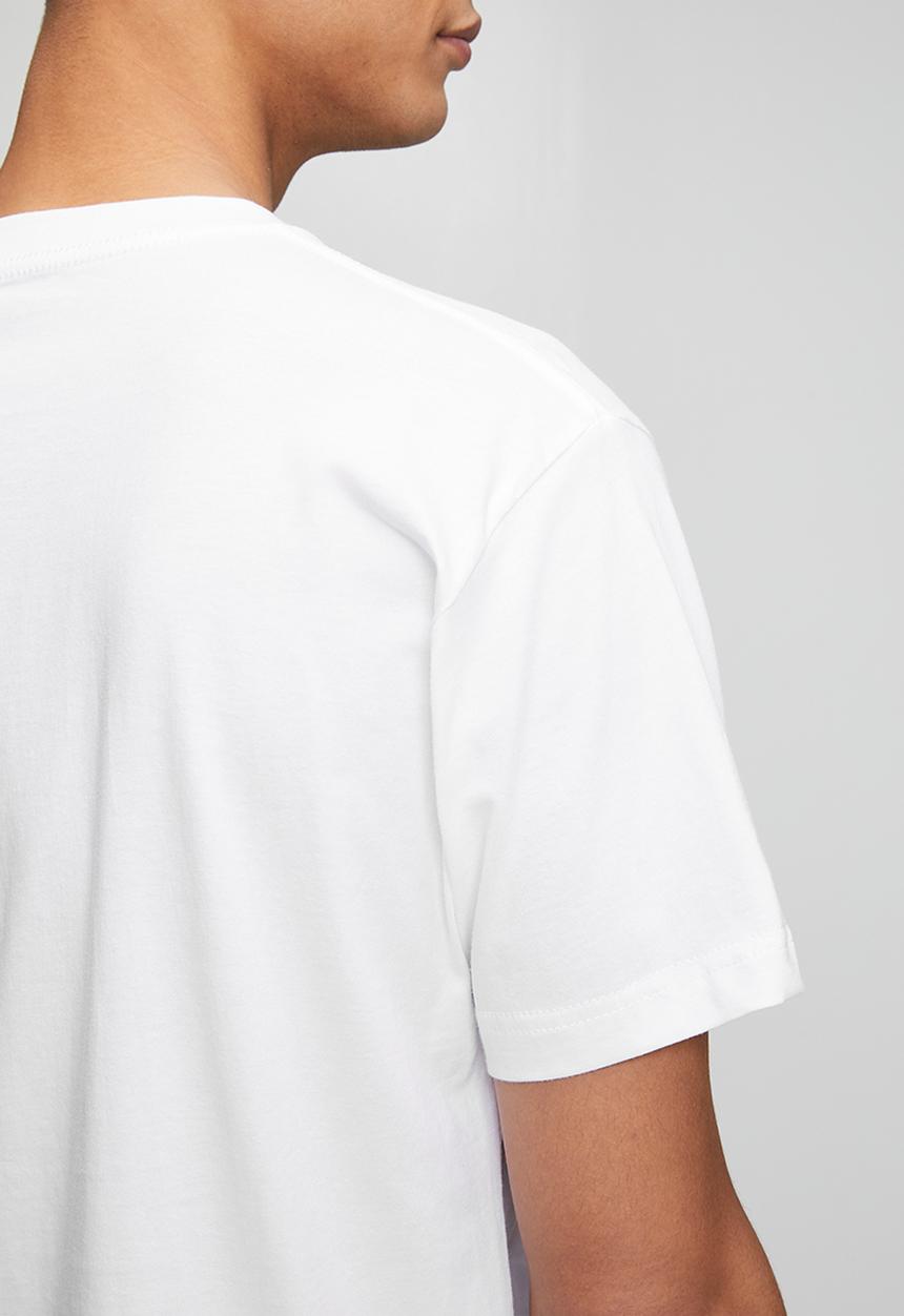Vans - Stretch Logo SS Tee - WHITE-BLACK