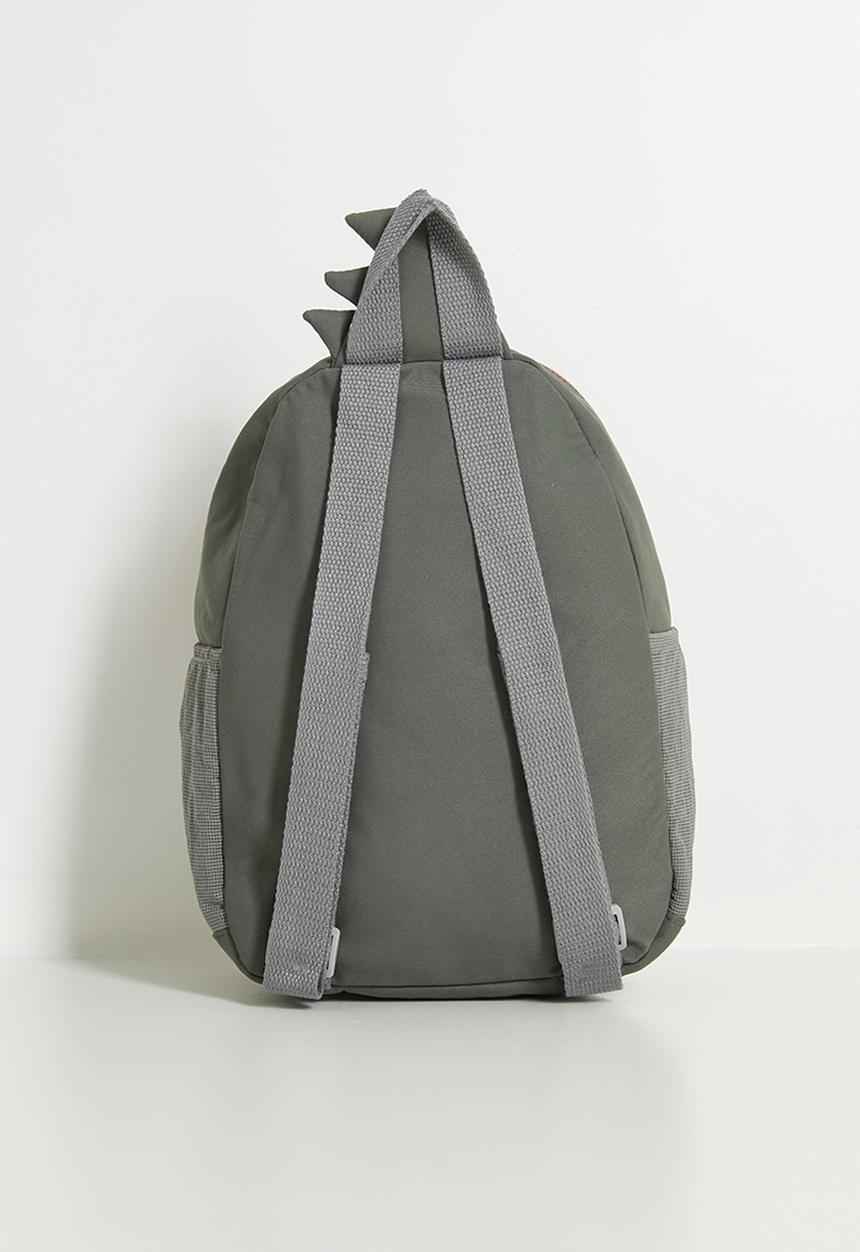 Pop Candy - 3D crocodile padded backpack - moss green