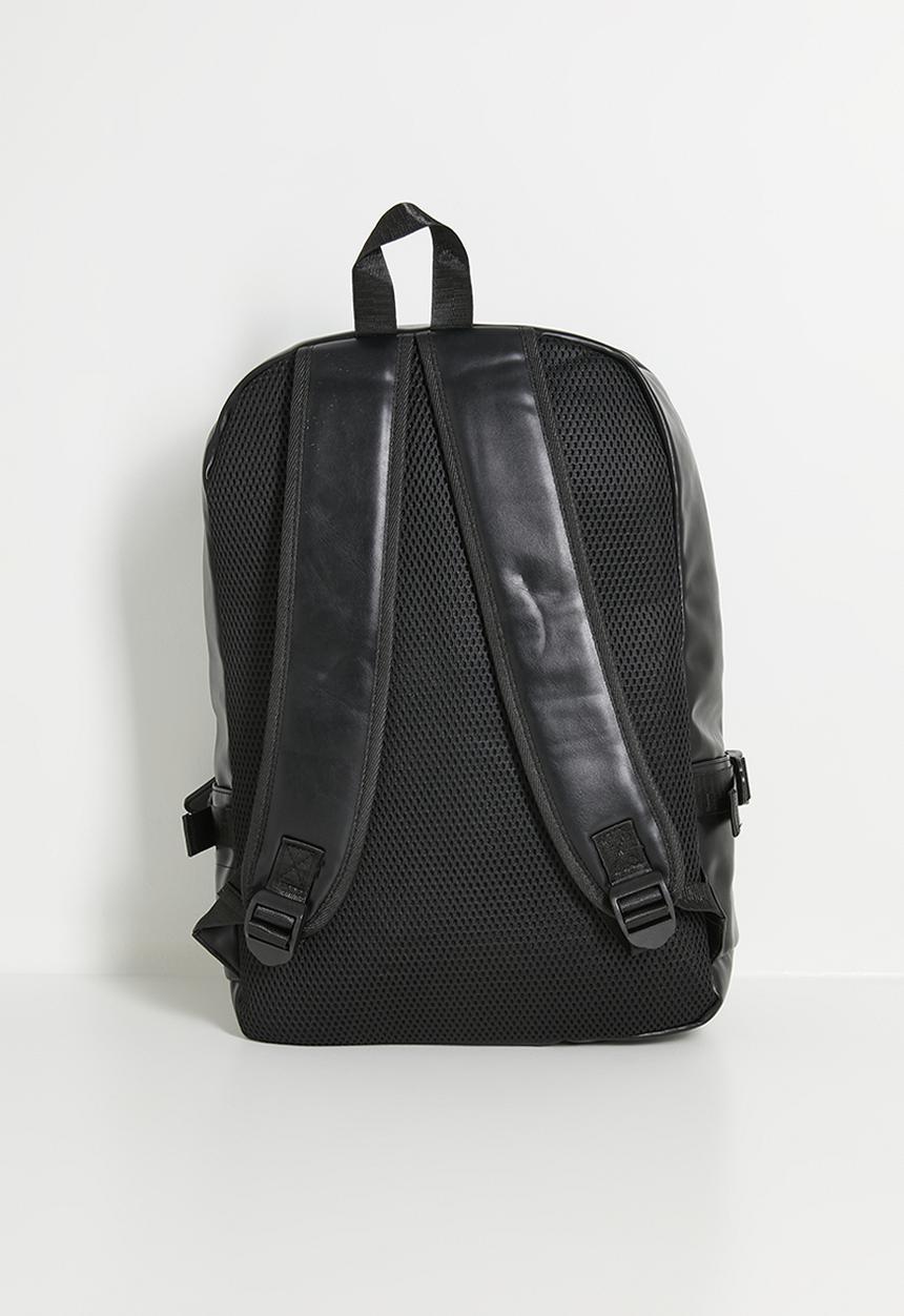 Pop Candy - Faux leather backpack - black