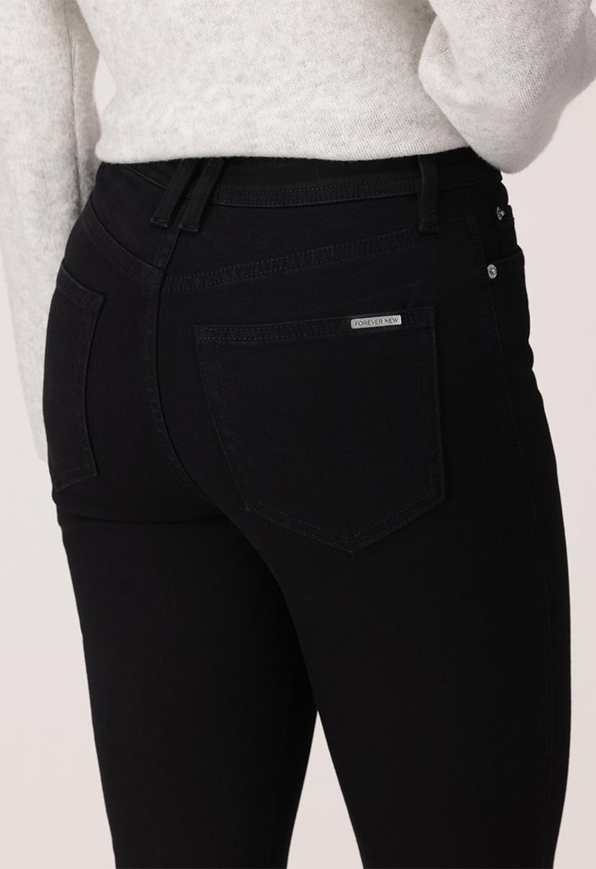 Forever New - Ashley mid-rise skinny jeans in black