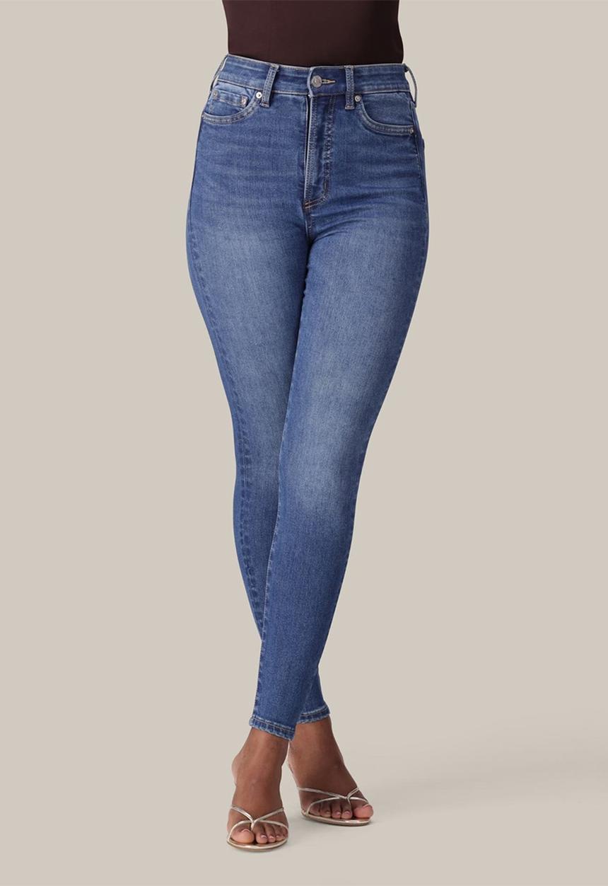 Forever New - Mila high-rise skinny jeans in dark wash