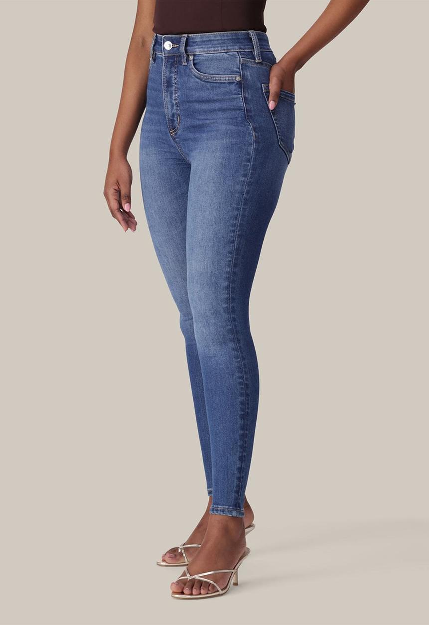 Forever New - Mila high-rise skinny jeans in dark wash