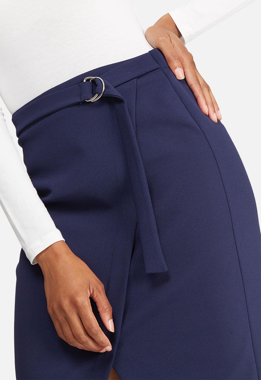 dailyfriday - Mock wrap pencil skirt