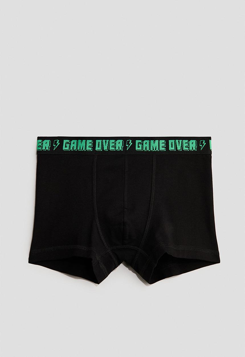 H&M - 5-pack trunks - black/game over