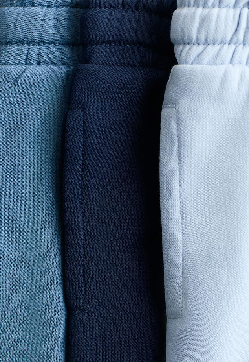 H&M - 3-pack shorts - navy blue/blue