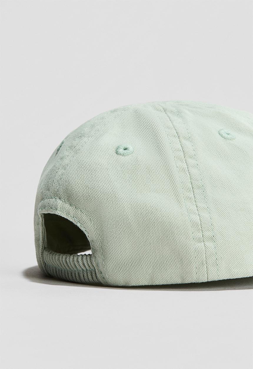 H&M - Cotton cap - light green/happy
