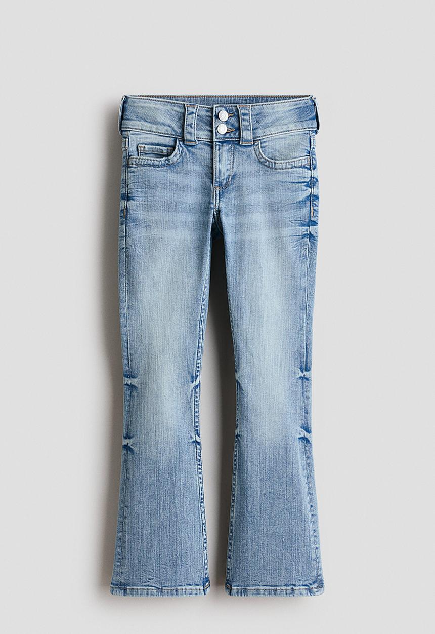 H&M - Bootcut leg low jeans - light denim blue