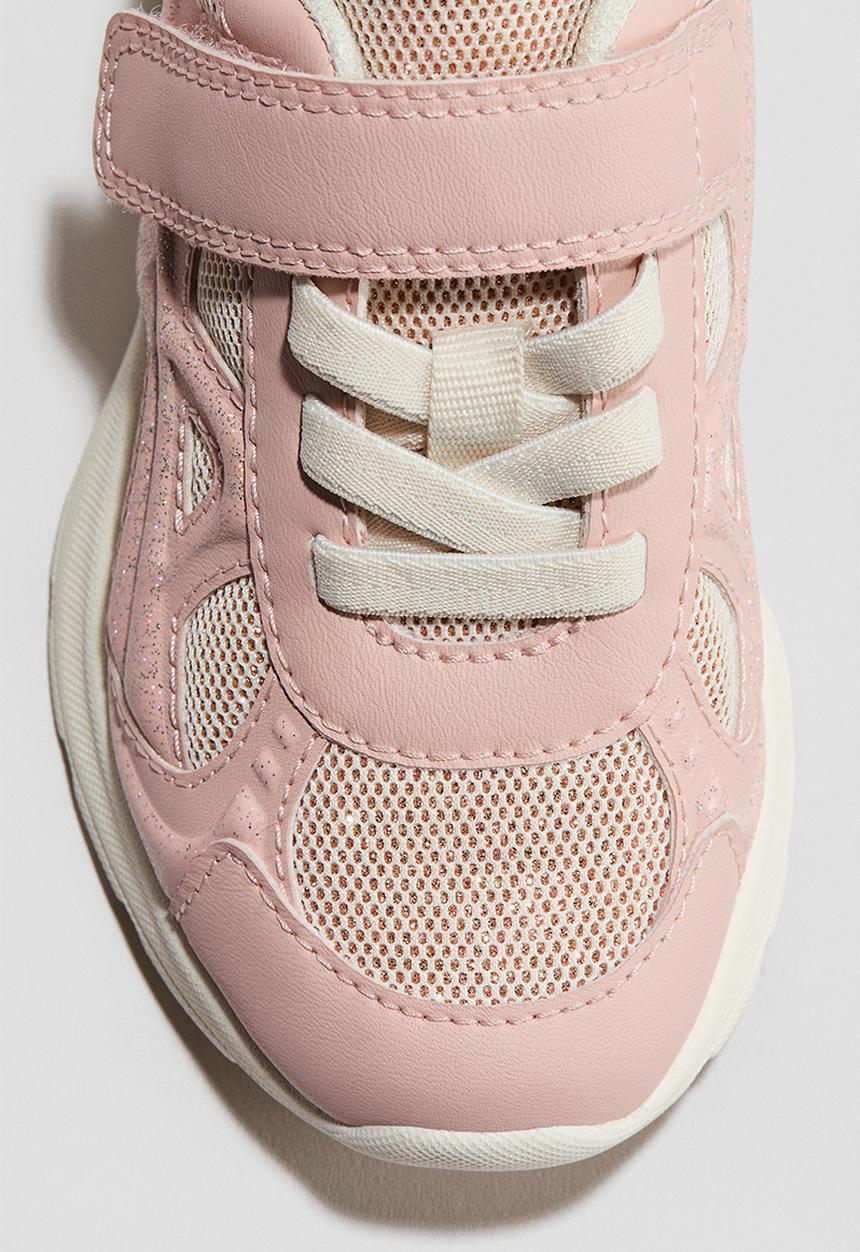 H&M - Trainers - light pink/glittery