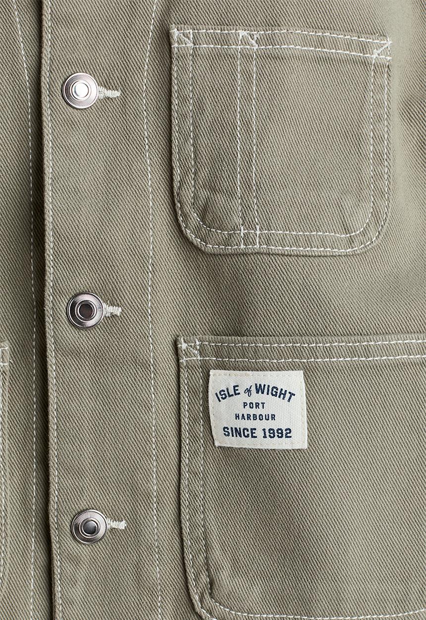 H&M - Utility twill jacket - khaki green