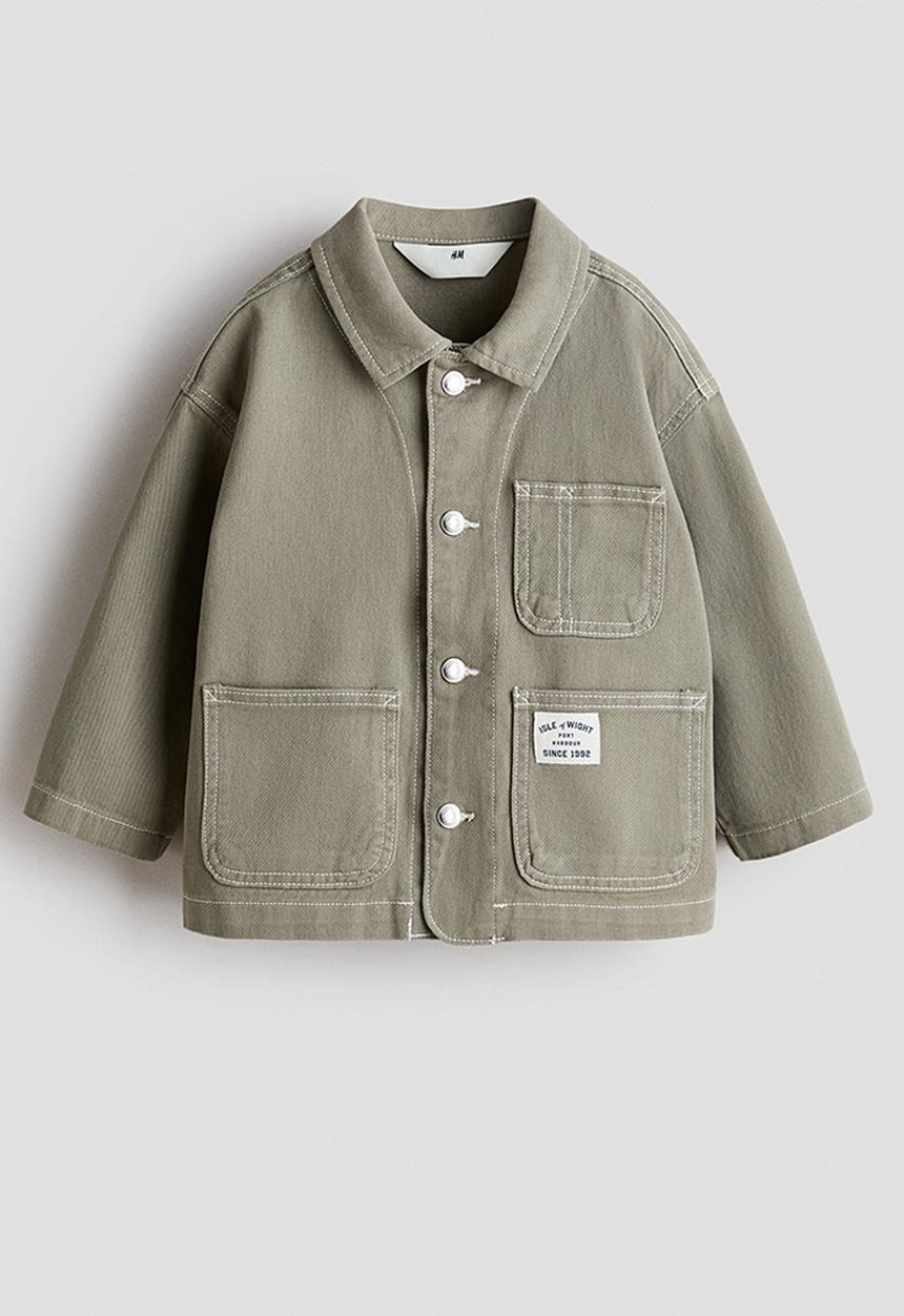 H&M - Utility twill jacket - khaki green