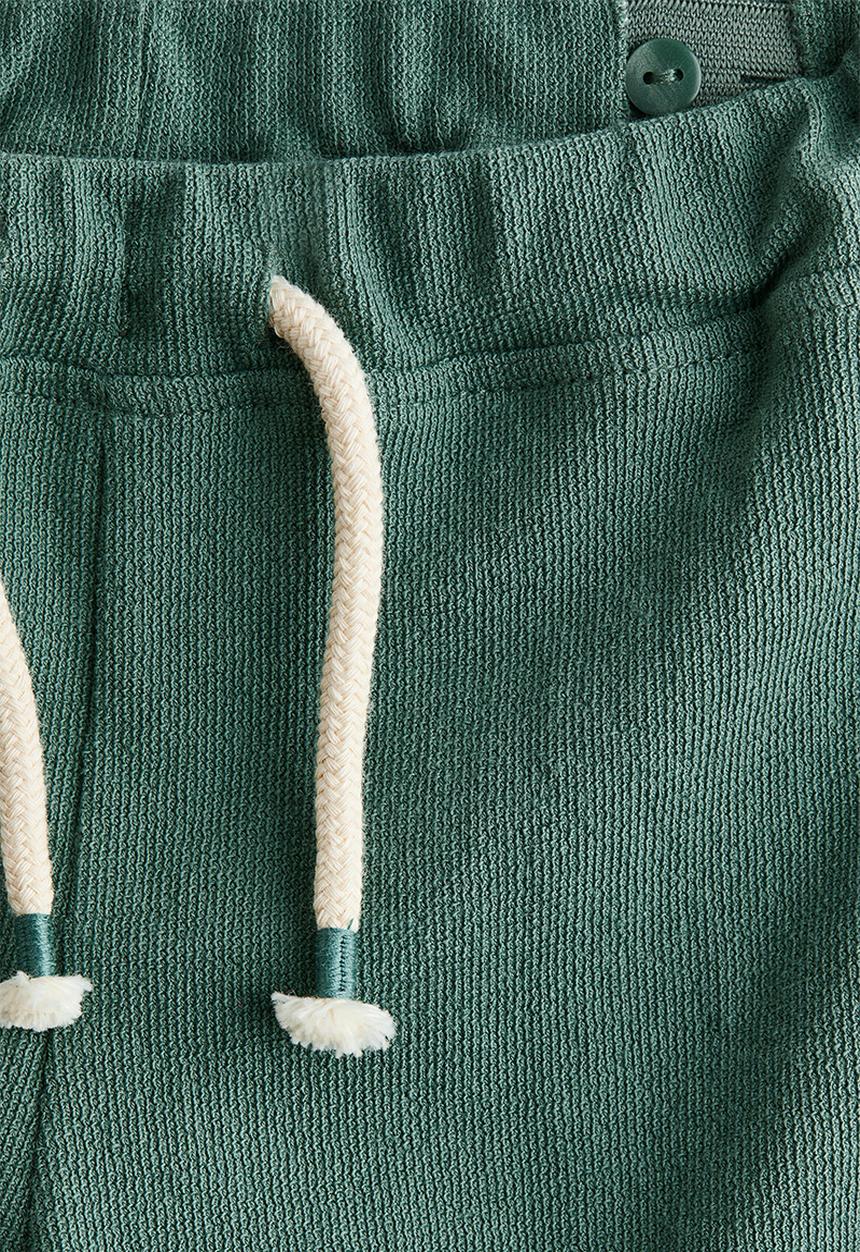 H&M - Textured jersey trousers - green