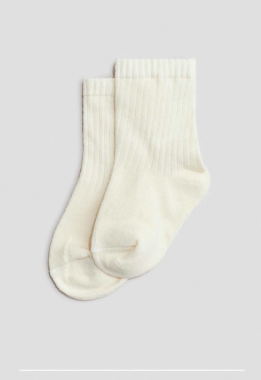 H&M - 5-pack socks - green/black/white