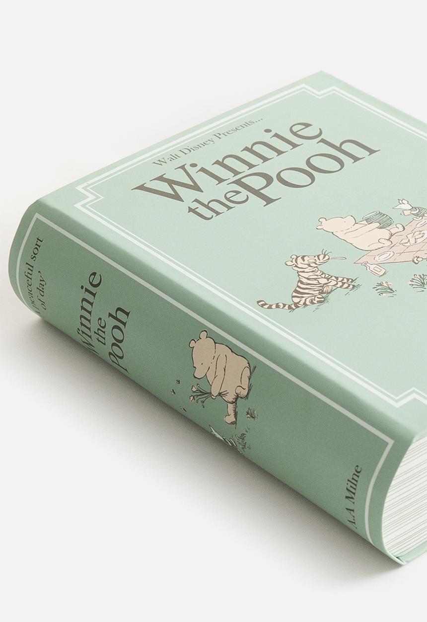 H&M - Book-shaped storage box - light green/winnie the pooh