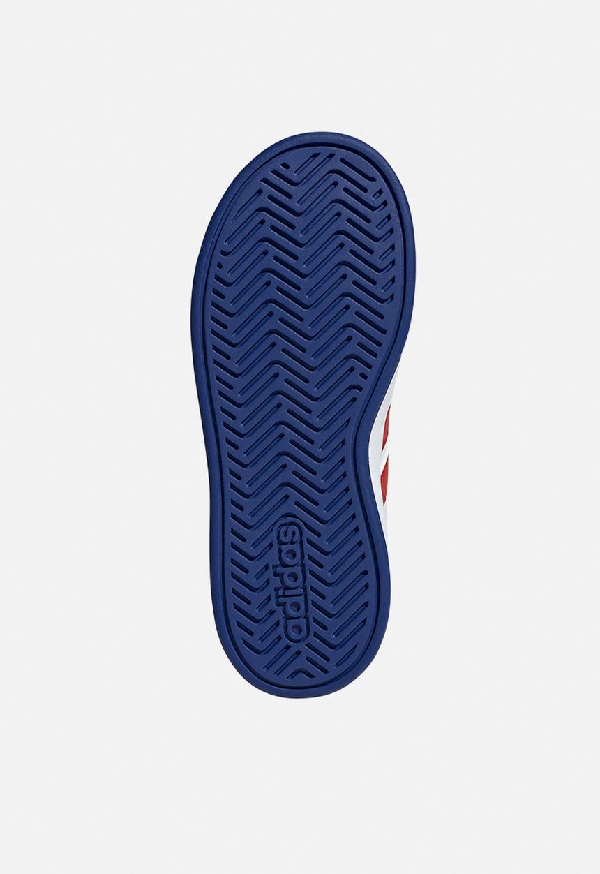 adidas Performance - Grand Court 3.0 El C - Ftwr White/Team Royal Blue/Better Scarlet