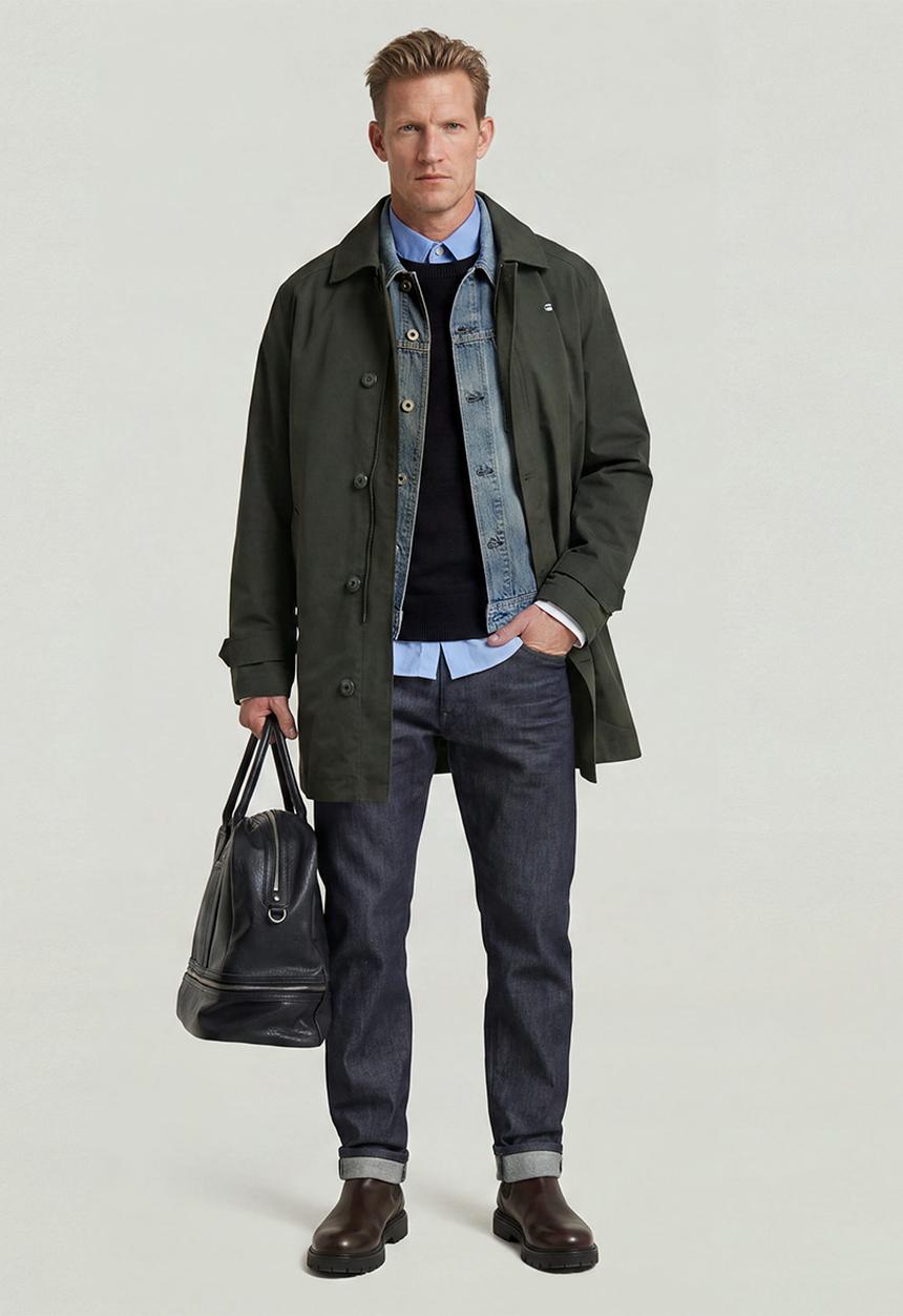 G-STAR - 3301 Regular Tapered - Dk Aged
