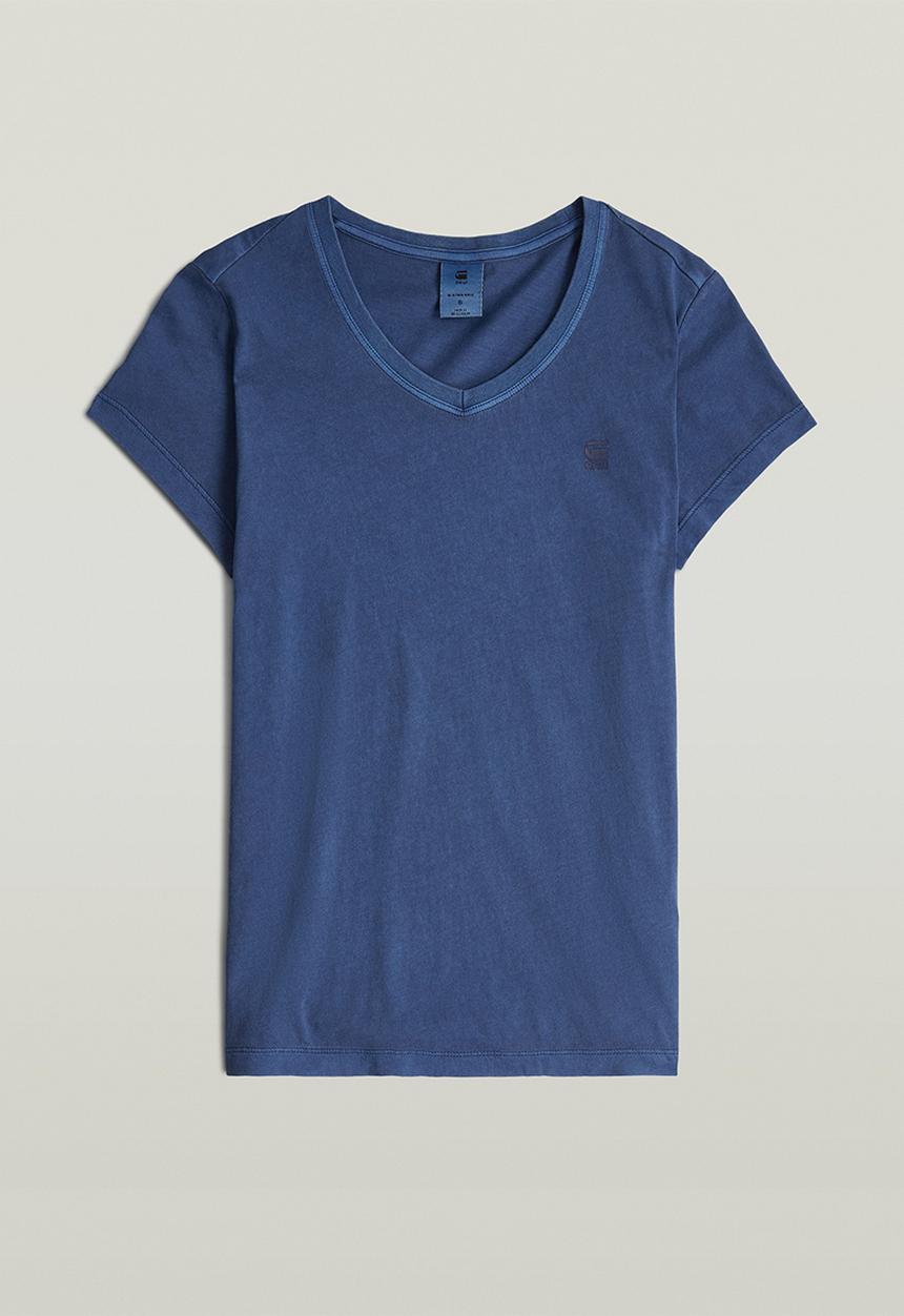G-STAR - Overdyed eyben slim v t 2.0 wmn - rank blue gd