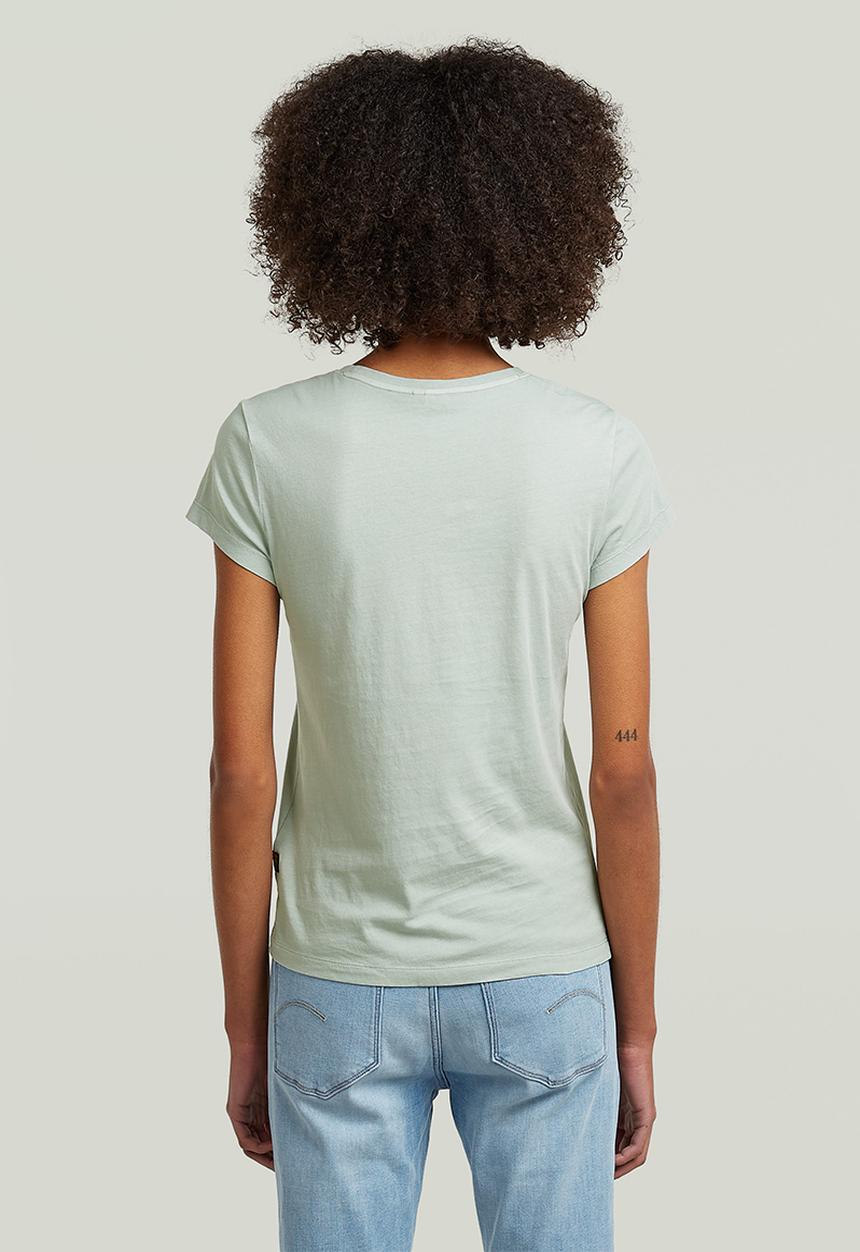 G-STAR - Overdyed eyben slim v t 2.0 wmn - pale green gd