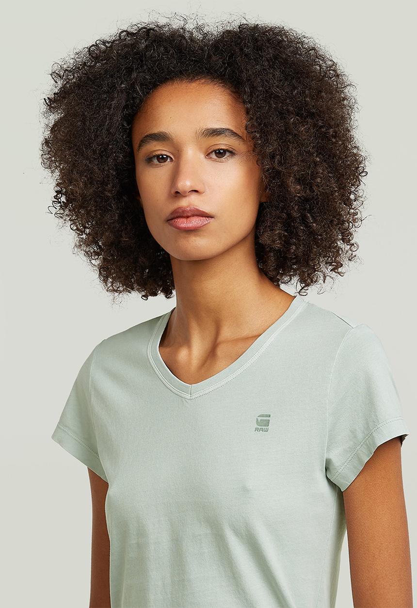 G-STAR - Overdyed eyben slim v t 2.0 wmn - pale green gd