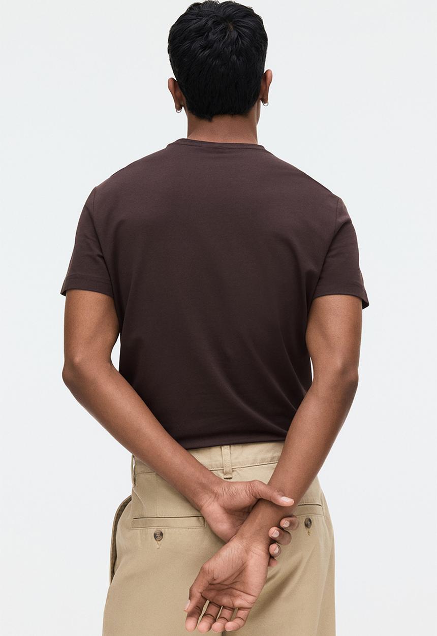 H&M - Slim fit t-shirt - dark brown