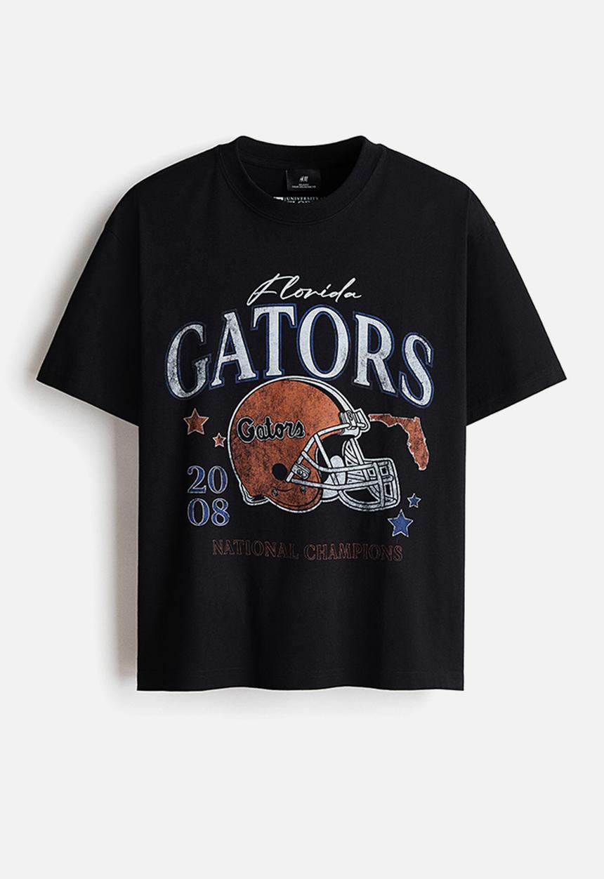 H&M - Loose fit t-shirt - black/florida gators