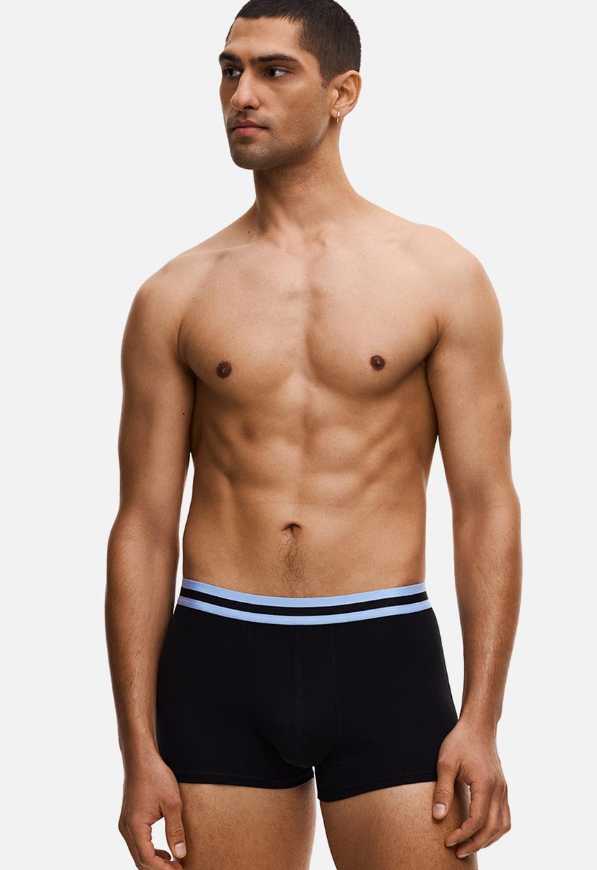 H&M - 3-pack short trunks with lycra? - black