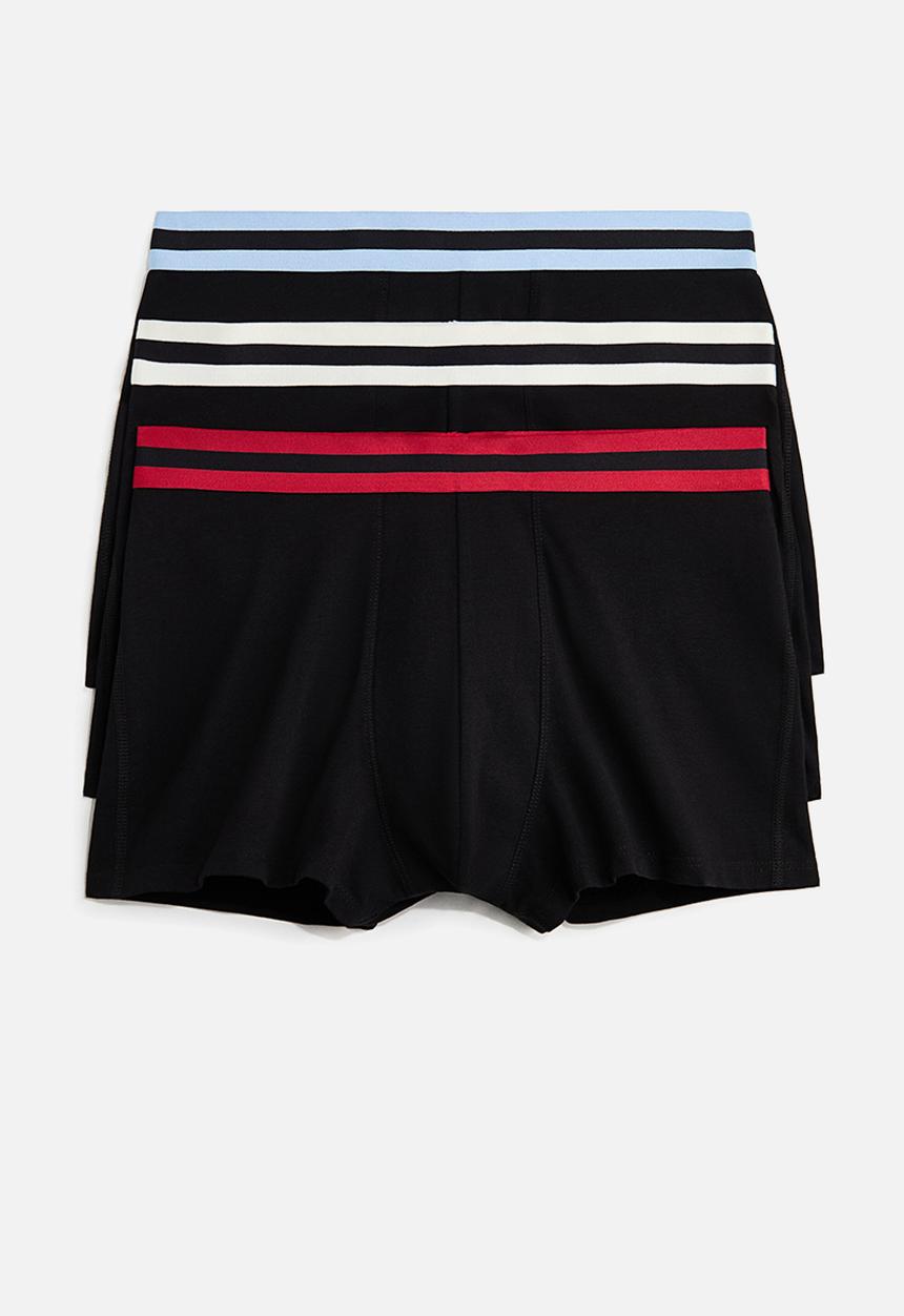 H&M - 3-pack short trunks with lycra? - black