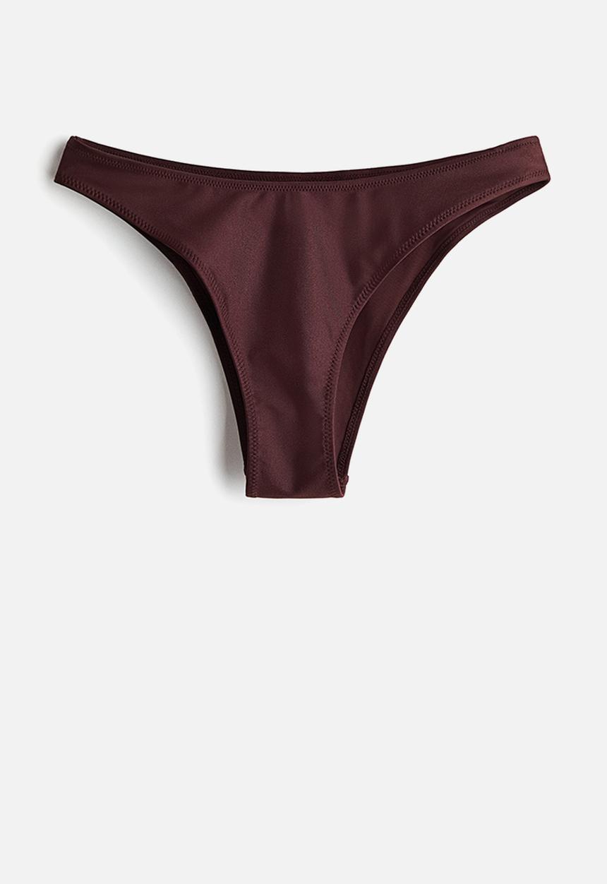 H&M - Cheeky bikini bottoms - dark brown