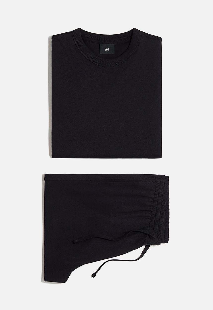 H&M - Jersey pyjamas - navy blue