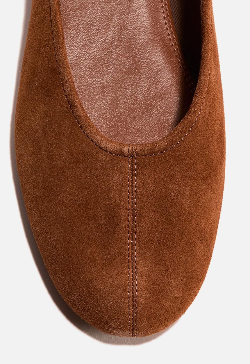 H&M - Suede ballet flats - brown