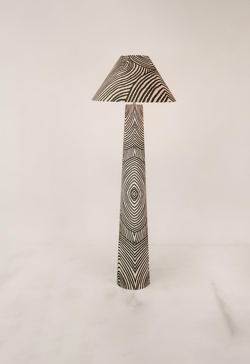 Noha - Fusion Floor Lamp - Coil Overlap