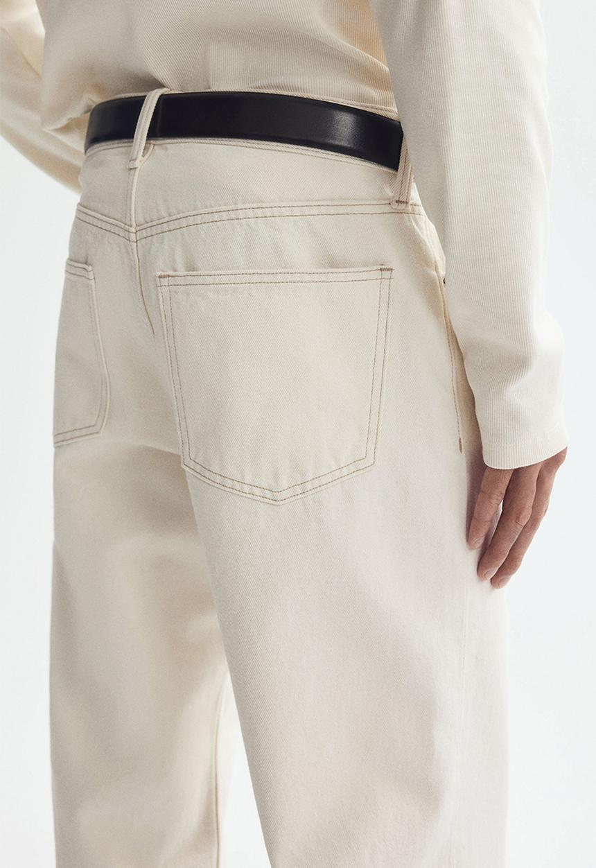 H&M - Relaxed jeans - cream