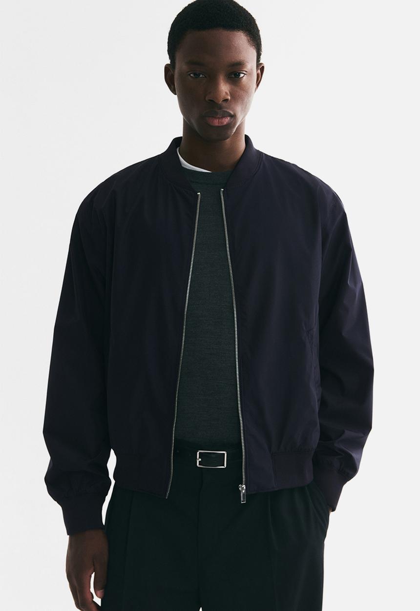 H&M - Lightweight bomber jacket - dark blue