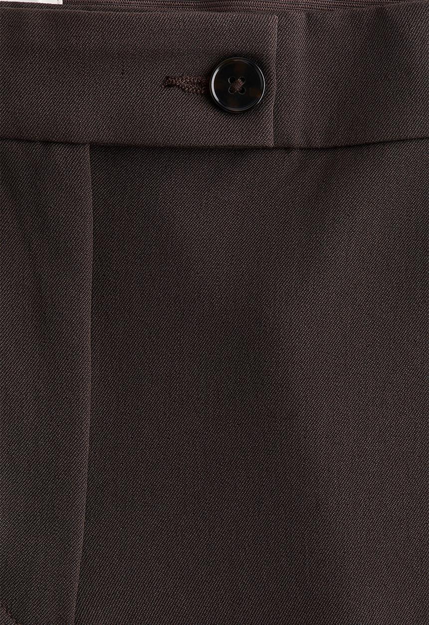 H&M - Bootcut ankle-length trousers - dark brown