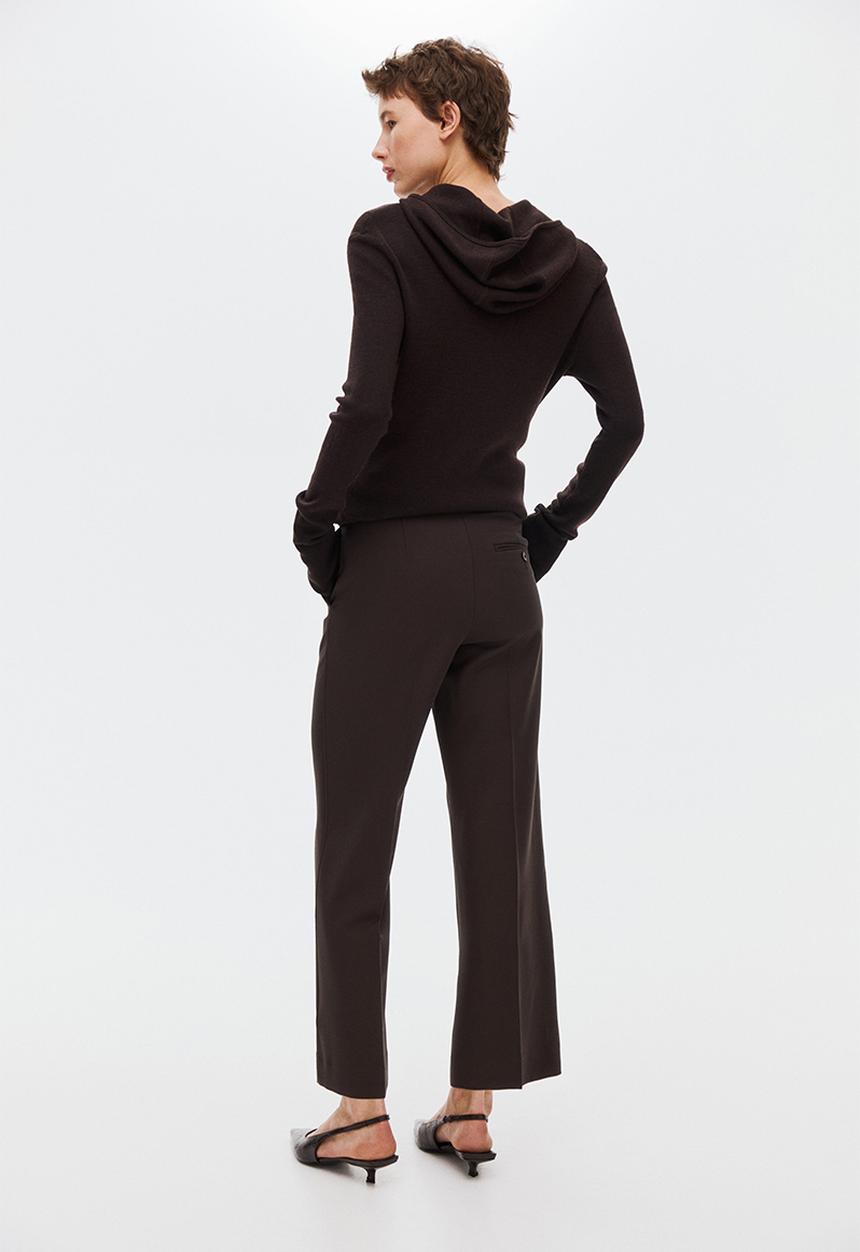 H&M - Bootcut ankle-length trousers - dark brown