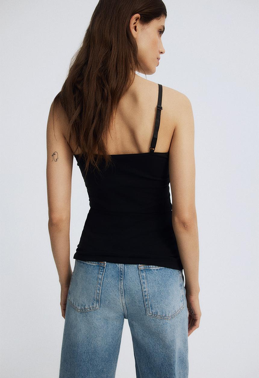 H&M - Mama nursing strappy top - black