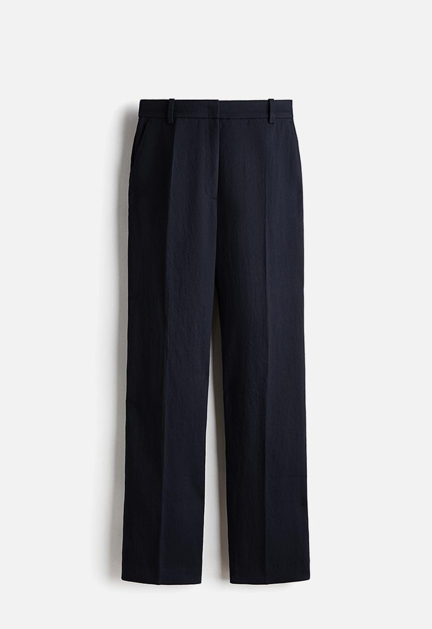 H&M - Tailored trousers - navy blue
