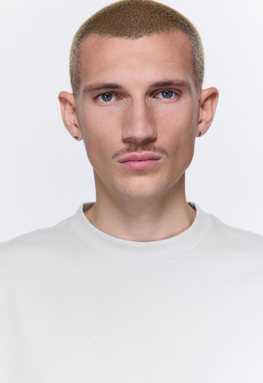 H&M - Oversized fit cotton T-shirt - light grey