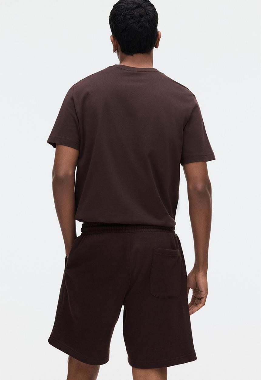 H&M - Regular fit sweatshorts - dark brown