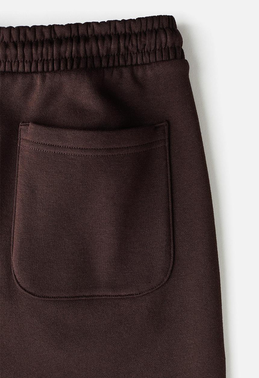 H&M - Regular fit sweatshorts - dark brown