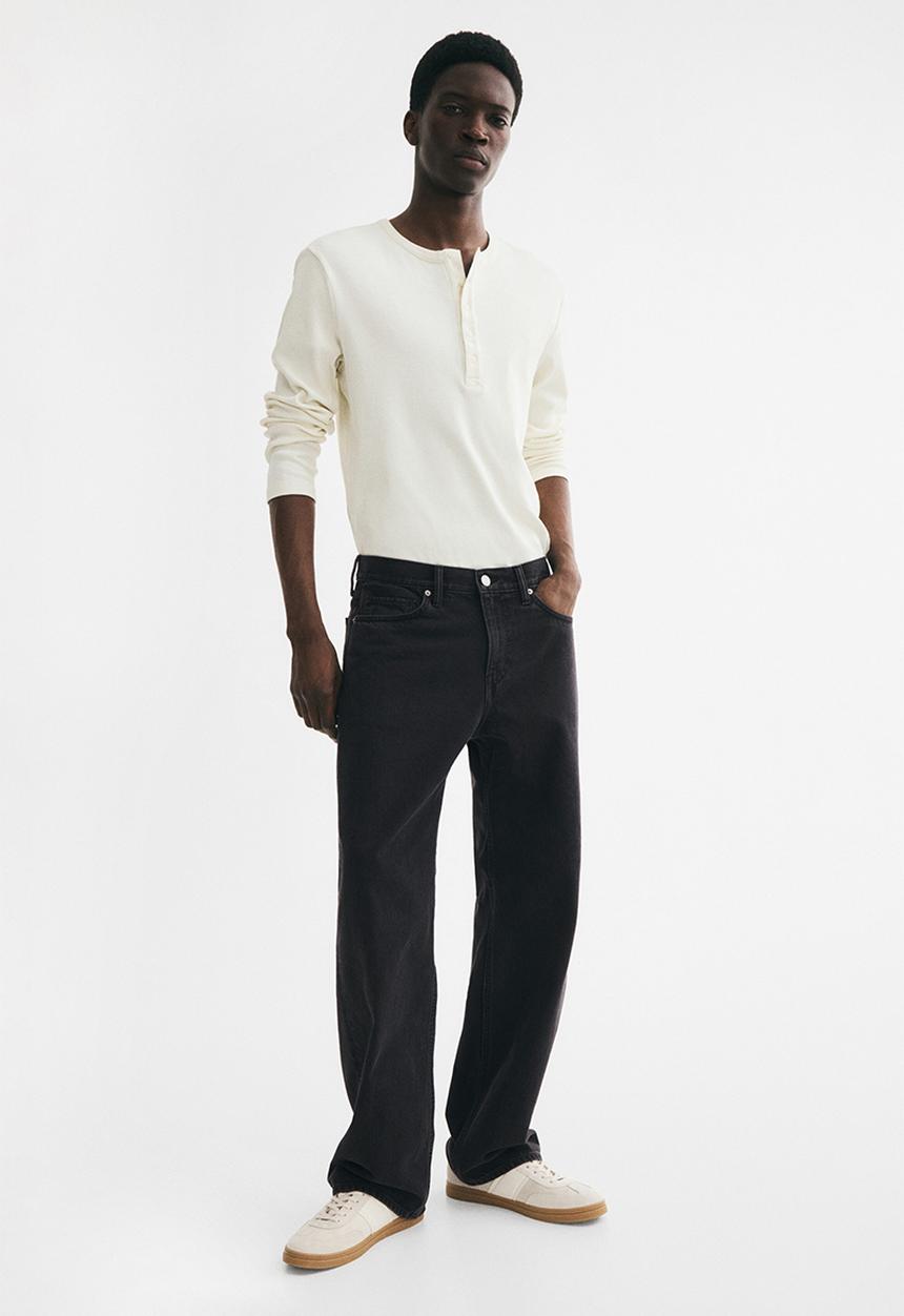 H&M - Relaxed jeans - black