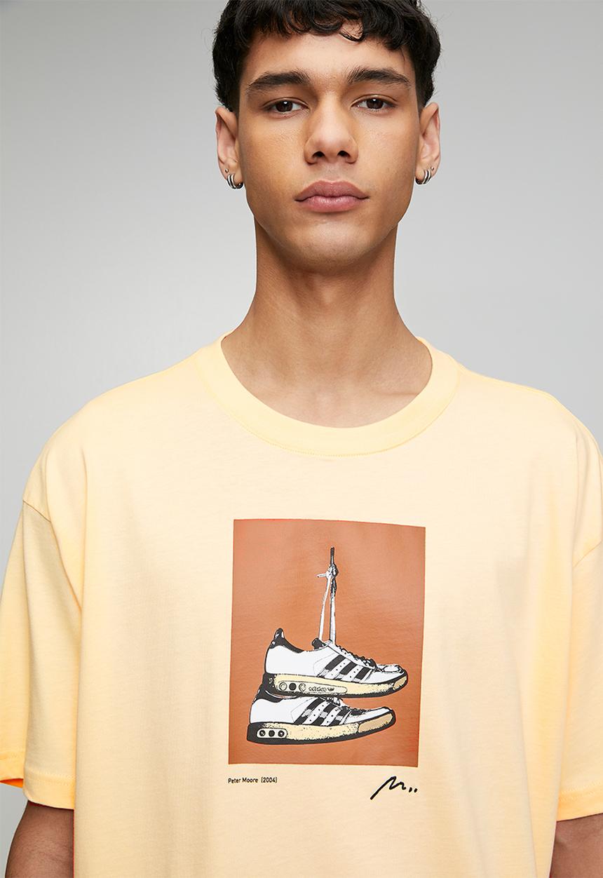 adidas Originals - Peteroore cle Tee  - Ecru tint
