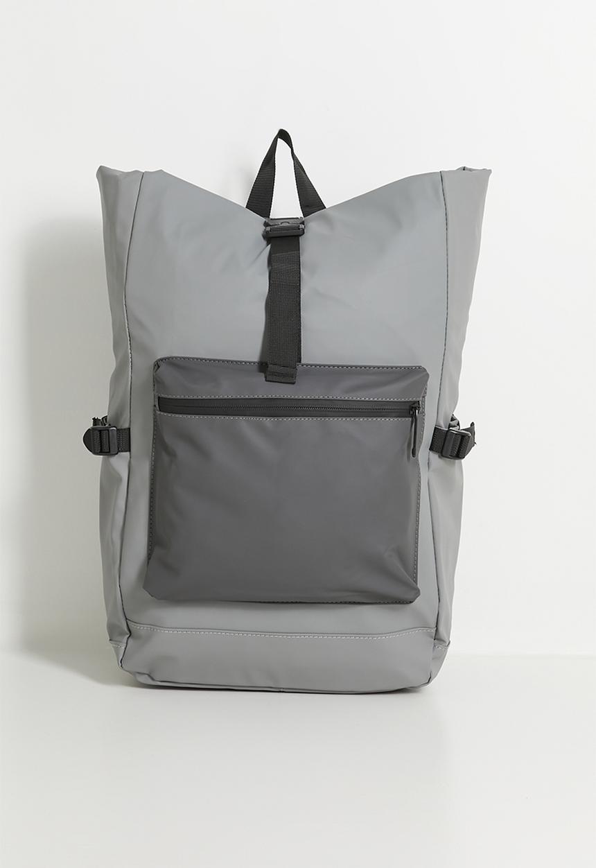 Pop Candy - Rolltop backpack - light grey