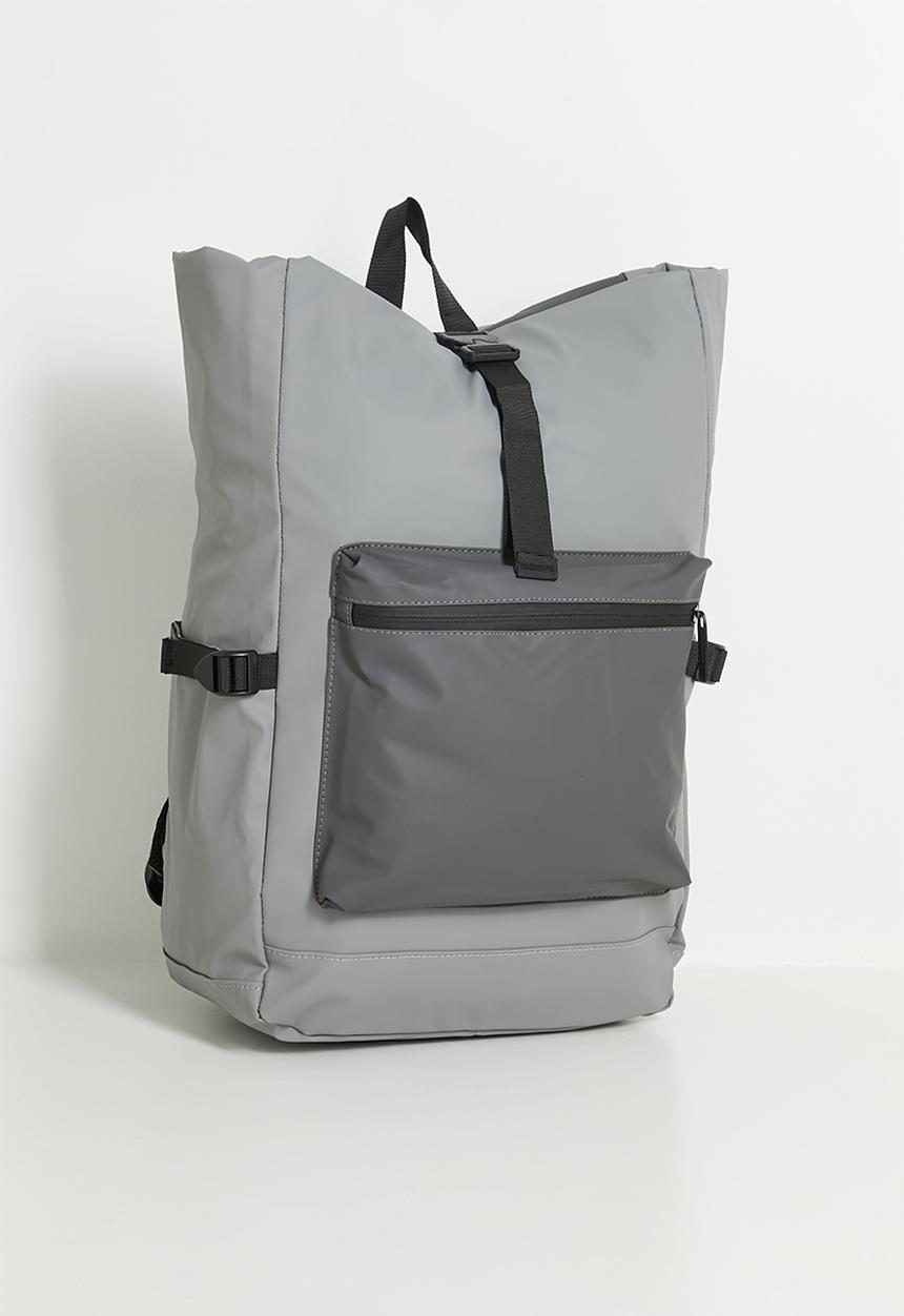 Pop Candy - Rolltop backpack - light grey
