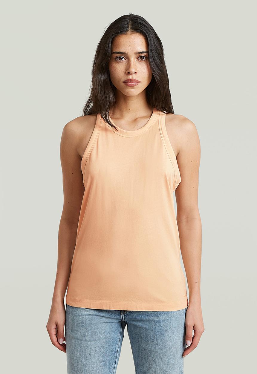 G-STAR - Washed tank r t wmn - mellow buff gd