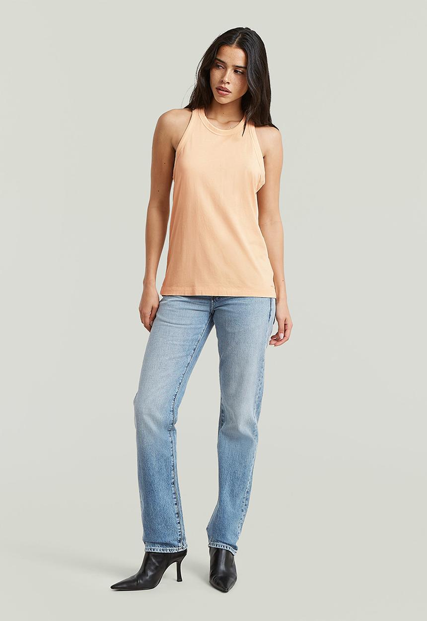 G-STAR - Washed tank r t wmn - mellow buff gd
