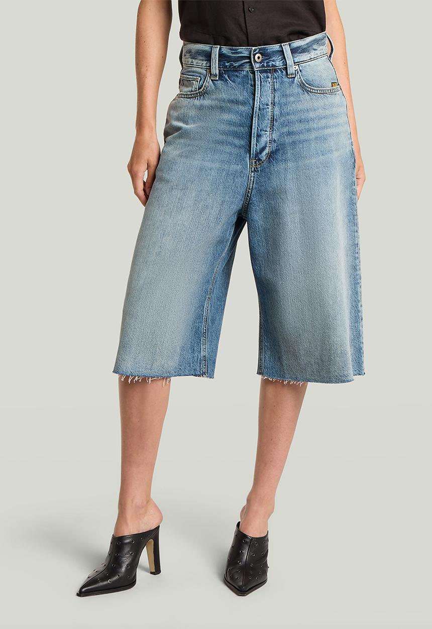 G-STAR - Patti short raw edge wmn - vintage seaside