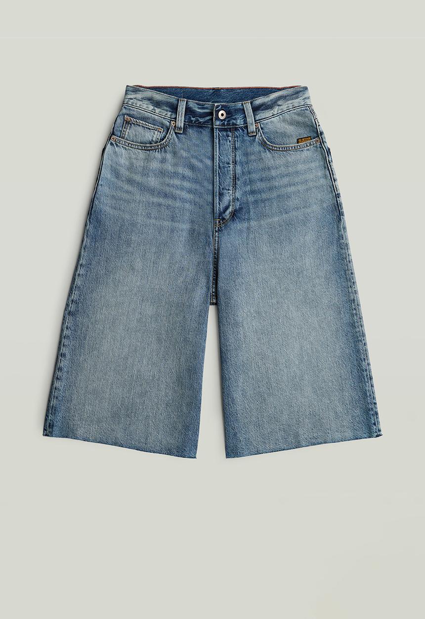 G-STAR - Patti short raw edge wmn - vintage seaside